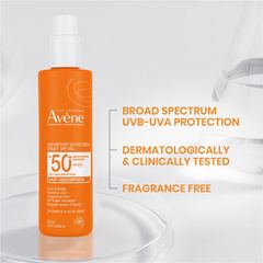 Xịt chống nắng Avene Sunsitive SPF 50+ 200ml