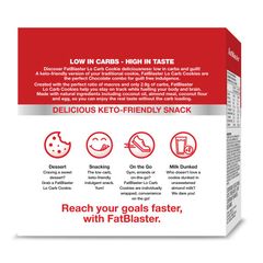 Bánh quy sô cô la Keto Fatblaster của Naturopathica 6 x 30g