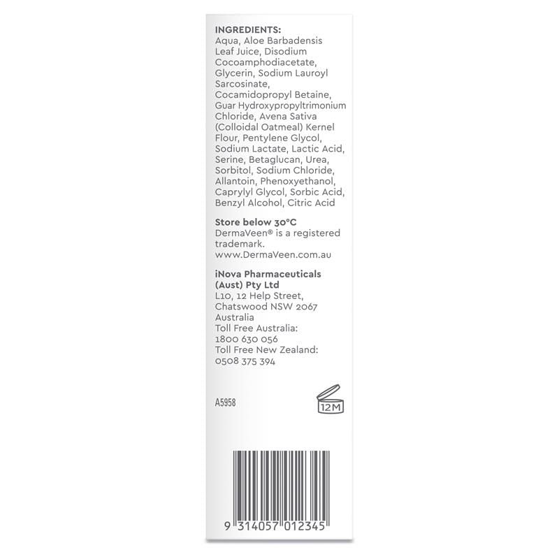 Sữa rửa mặt tạo bọt DermaVeen 125ml