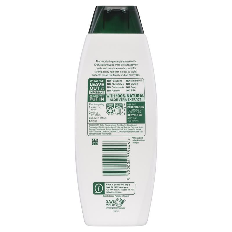 Dầu xả dưỡng tóc Palmolive Naturals Active Nourishment Normal Aloe Vera & Fruit Vitamins 350mL
