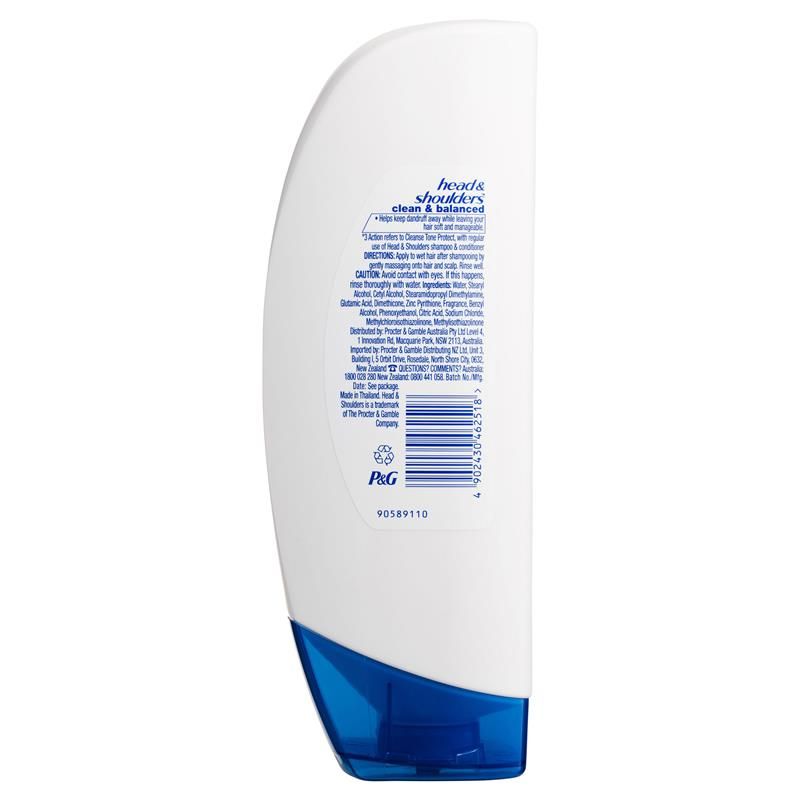 Dầu xả Head & Shoulders Clean & Balanced trị gàu 400mL