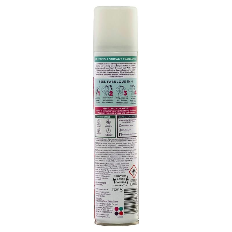 Dầu Gội Khô Batiste Eden 200ml