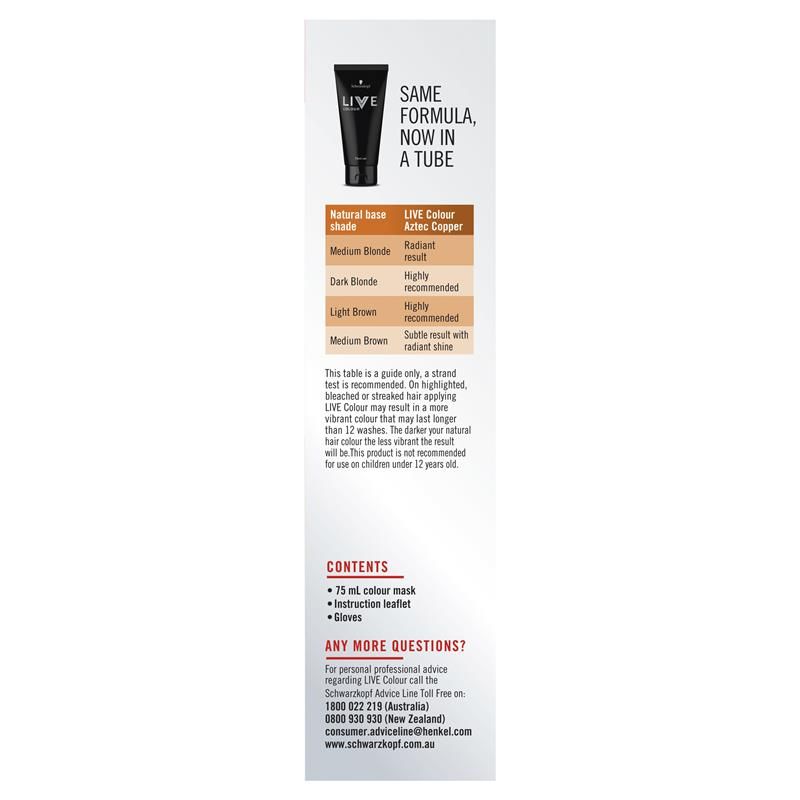 Schwarzkopf Live Colour Aztec Đồng 75ml
