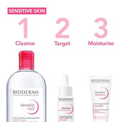 Nước tẩy trang Bioderma Sensibio H2O Soothing Micellar Water Cleanser dành cho da nhạy cảm 100ml