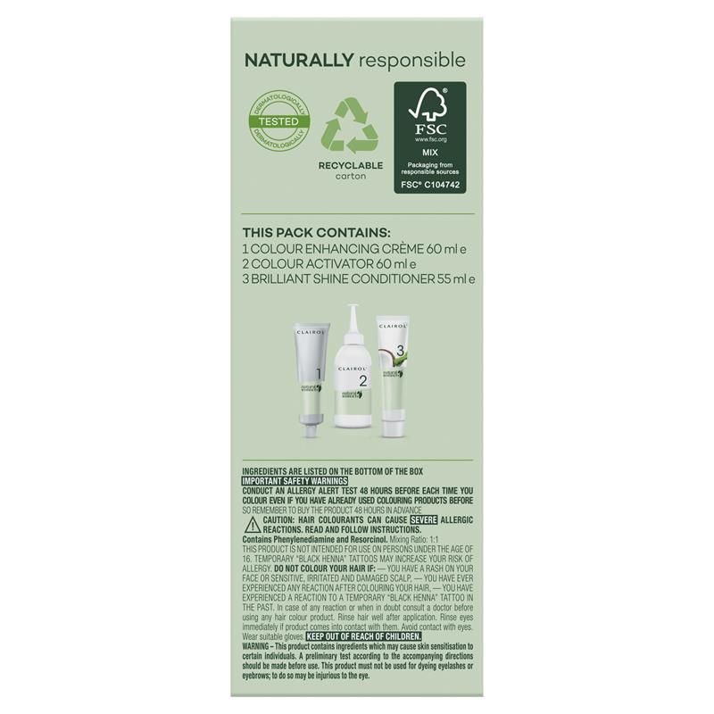 Thuốc nhuộm tóc bán vĩnh viễn Natural Instincts 4RV Dark Burgundy