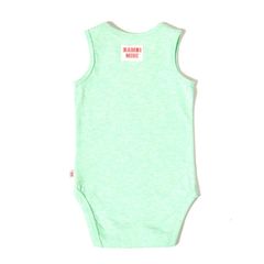 Bambi Mini Co. Bộ đồ liền thân Supersinglet cho bé trai màu xanh lá cây Croc và Triangles 2 gói 6-12
