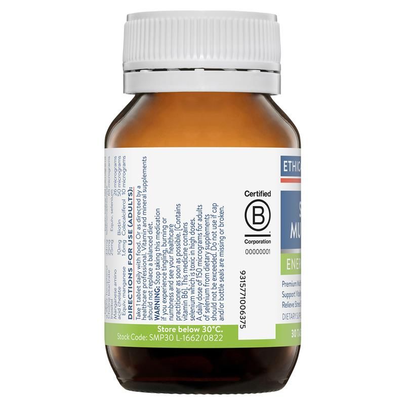 Viên uống bổ sung Ethical Nutrients Super Multi Plus 30 viên