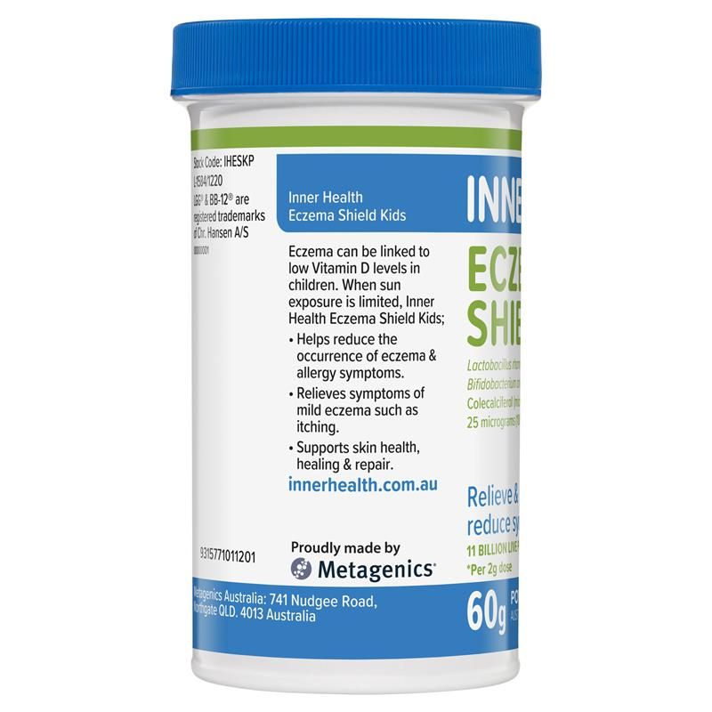 Inner Health Eczema Shield Kids Probiotic dạng bột 60g