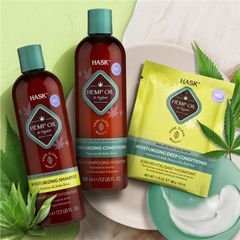 Dầu xả dưỡng ẩm Hask Hemp Oil 355ml Chỉ bán trực tuyến