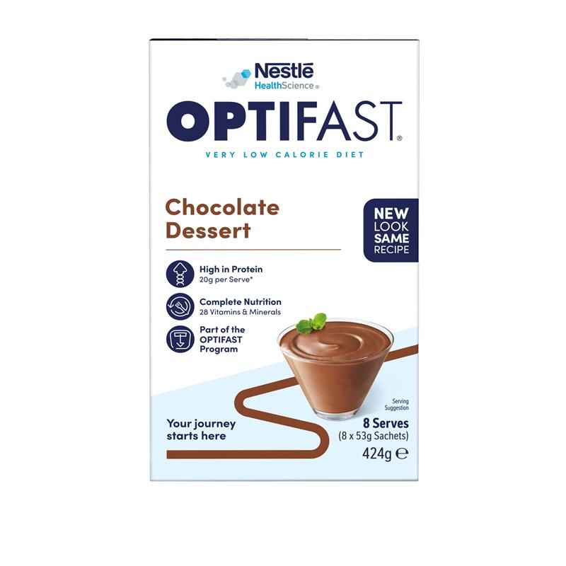 Optifast VLCD Dessert Chocolate 8 x 53g MỚI