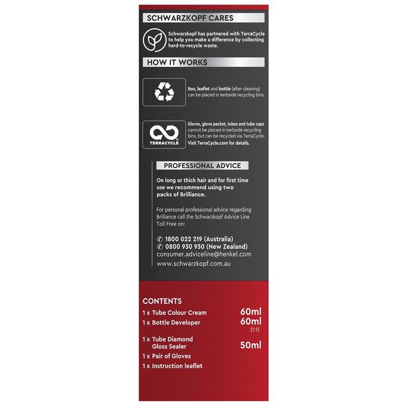 Schwarzkopf Brilliance L68 Màu Nâu Quế