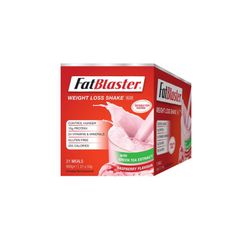Naturopathica Fatblaster Weight Loss Shake Raspberry 21 x 33g Gói Kích thước độc quyền