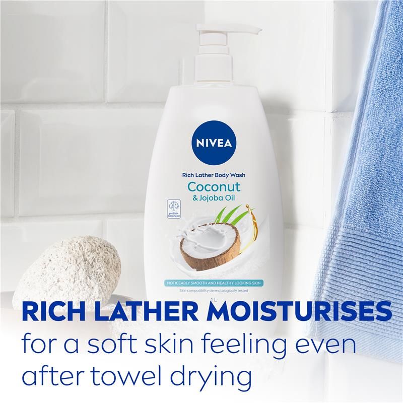 Sữa tắm NIVEA Coconut & Jojoba Oil 1L