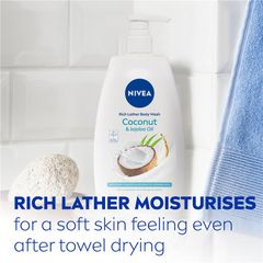 Sữa tắm NIVEA Coconut & Jojoba Oil 1L
