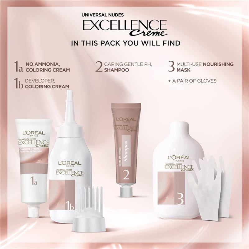 L'Oreal Excellence Creme Universal Nudes Dark Blonde 6U