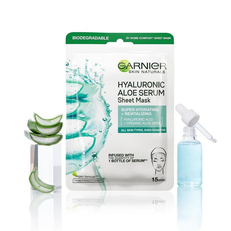 Mặt nạ dưỡng da Garnier Hydra Bomb Hyaluronic Aloe Vera