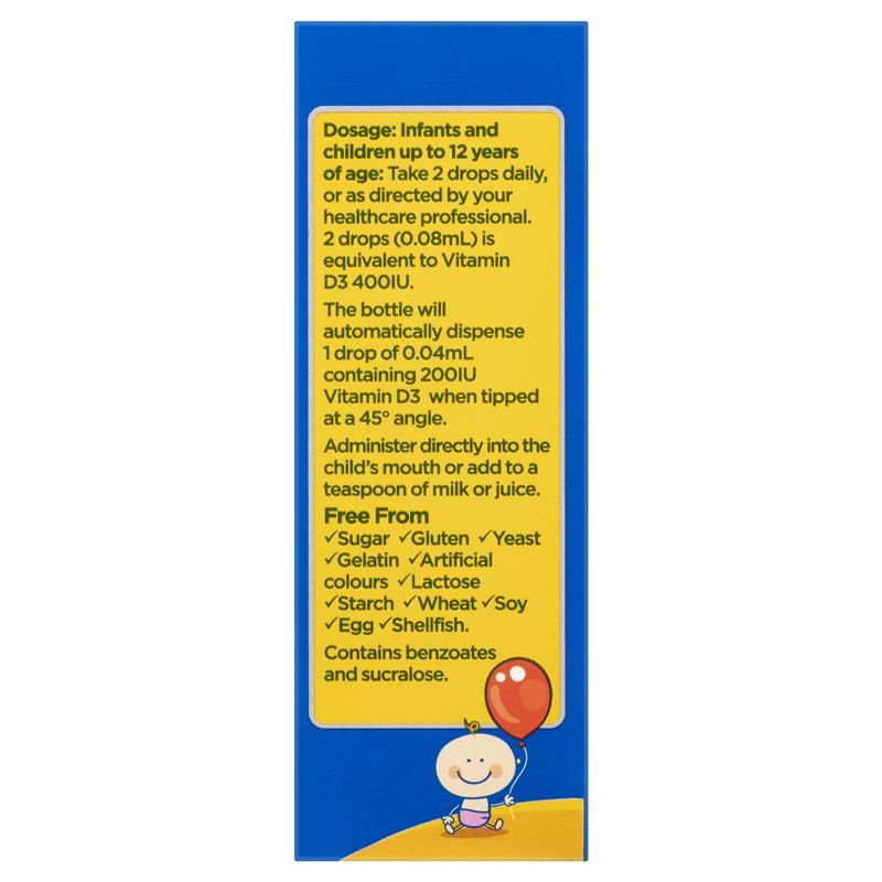 OsteVit-D Vitamin D3 dạng giọt cho trẻ em 15ml dạng lỏng