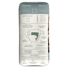 Tã Tooshies Eco làm từ tre hữu cơ cỡ 3 cho trẻ từ 6-11kg, gói 22 chiếc, chỉ bán trực tuyến