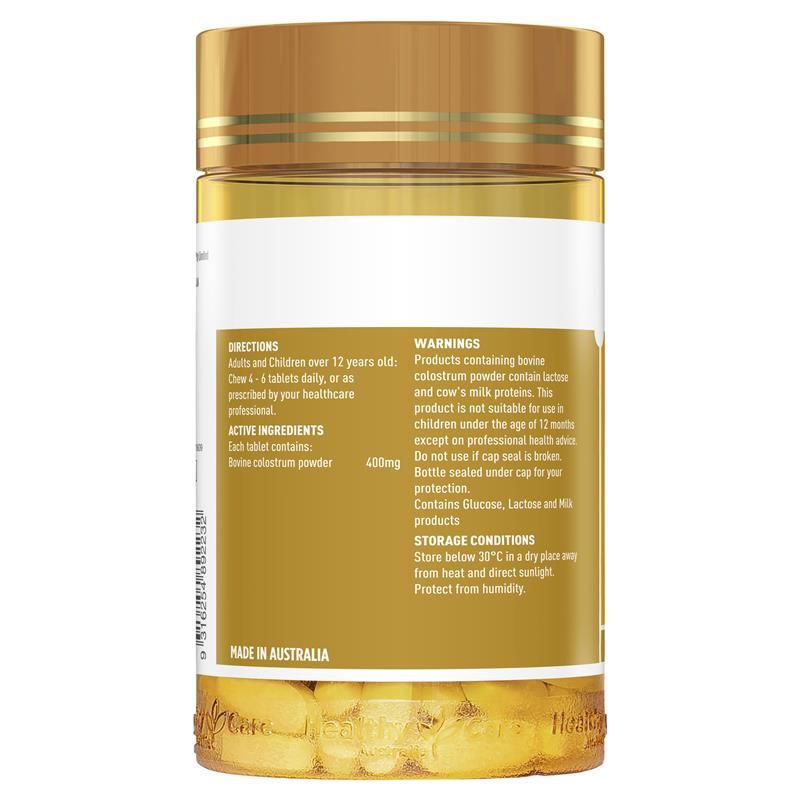 Healthy Care Super Colostrum 400mg 200 Viên Nhai