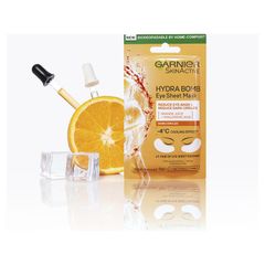 Mặt nạ mắt Garnier Hydra Bomb Hyaluronic Acid + Chiết xuất cam