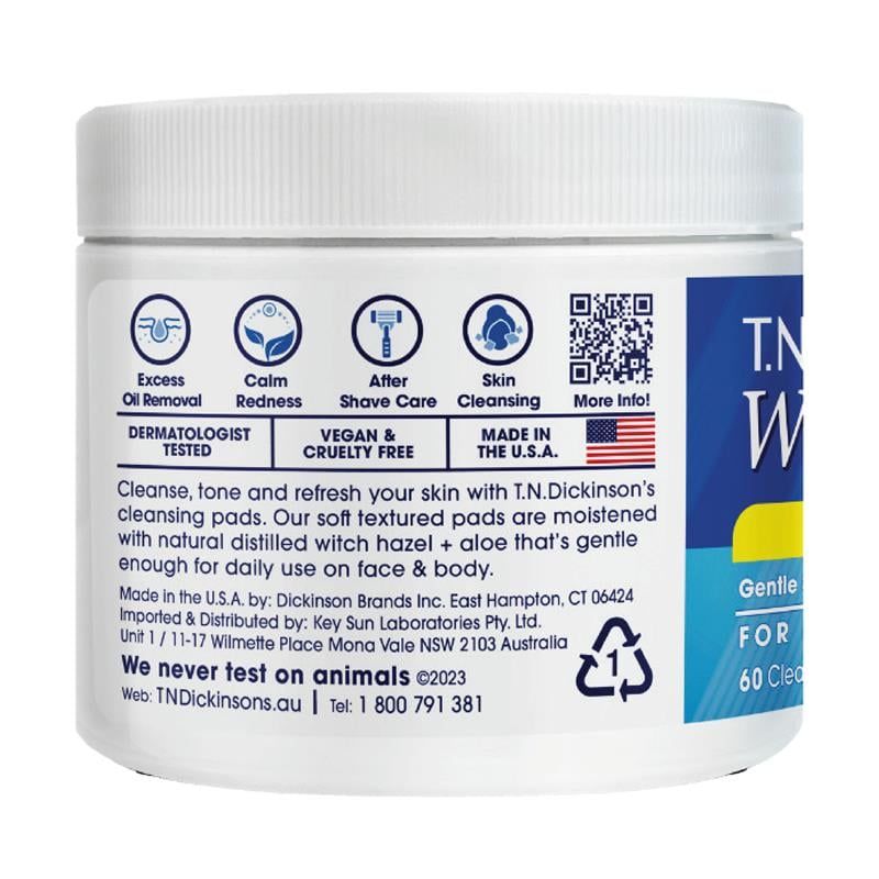 Khăn lau mặt Witch Hazel 60