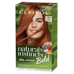 Thuốc nhuộm tóc vĩnh viễn Clairol Natural Instincts Bold Copper Sunset