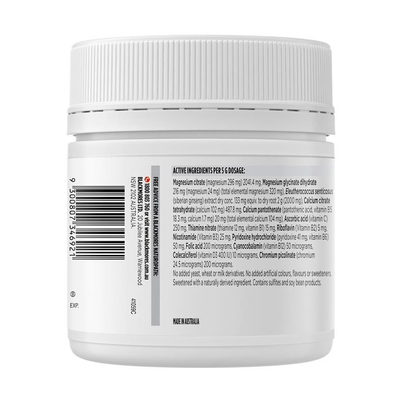 Bột bổ sung Magie Blackmores Recovery 200g