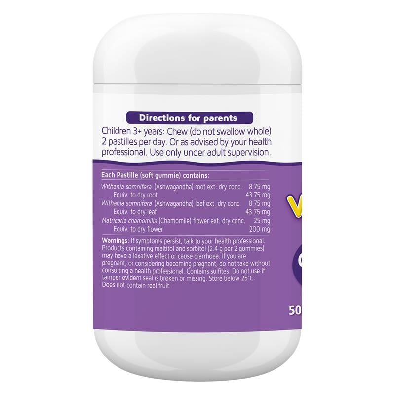 Kẹo dẻo Nature's Way Kids Smart Vita Gummies không đường giúp ngủ ngon và bình tĩnh 50 viên