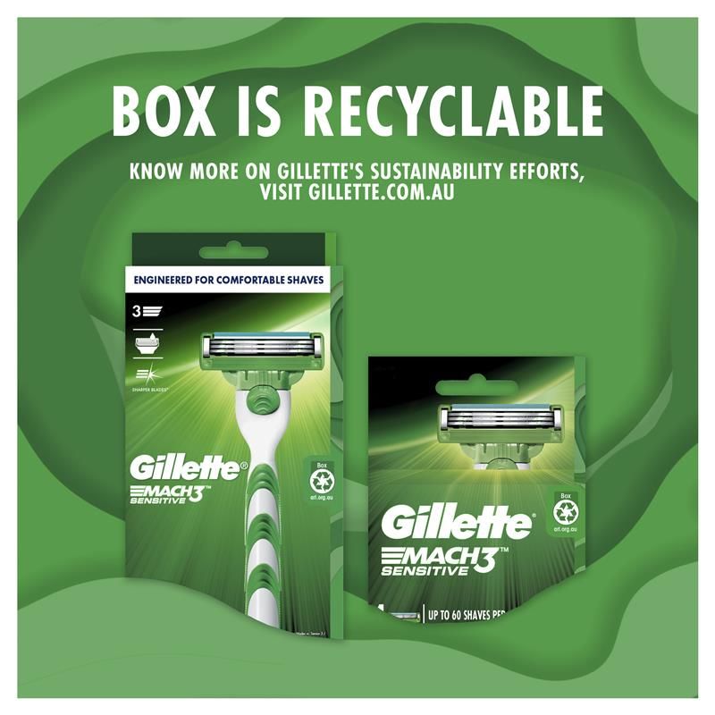 Dao cạo râu Gillette Mach 3 Sensitive