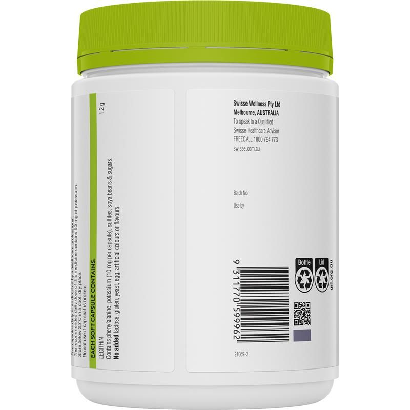 Swisse Ultiboost Lecithin 1200mg 300 Viên Nang