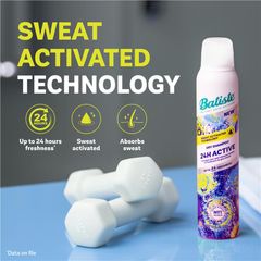 Dầu gội khô Batiste 24H Active 200ml
