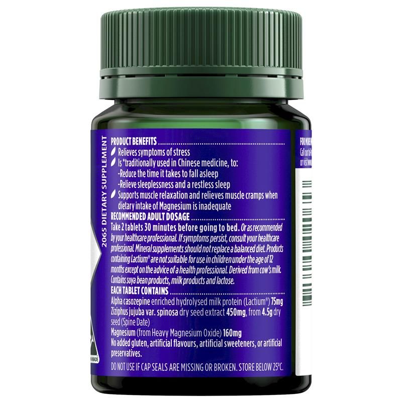 Viên uống hỗ trợ giấc ngủ hoàn chỉnh Nature's Own + Magnesium 30 viên