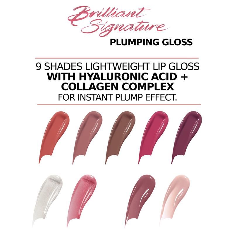 Son bóng L'Oreal Paris Rouge Signature Plump Lip Gloss 410 I Inflate