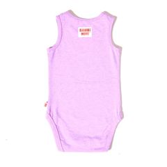 Bộ đồ liền thân Bambi Mini Co. Supersinglet cho bé gái họa tiết hoa tím và sọc kẹo 2 chiếc 0-3