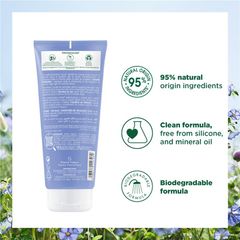 Dầu xả Klorane Volumising với hạt lanh hữu cơ 200ml - Tóc mỏng và thẳng