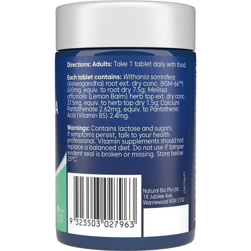 Bioglan Ashwagandha Plus 60 Viên