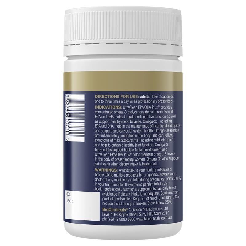 BioCeuticals UltraClean EPA/DHA Plus® 120 viên nang
