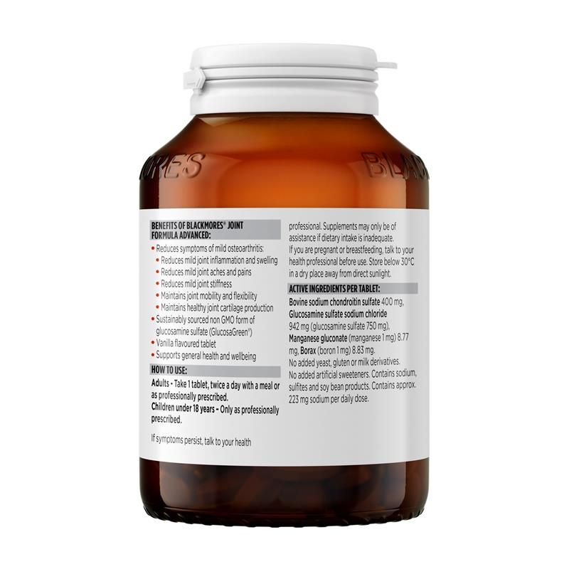 Viên uống bổ khớp Blackmores Joint Formula Advanced 120 viên