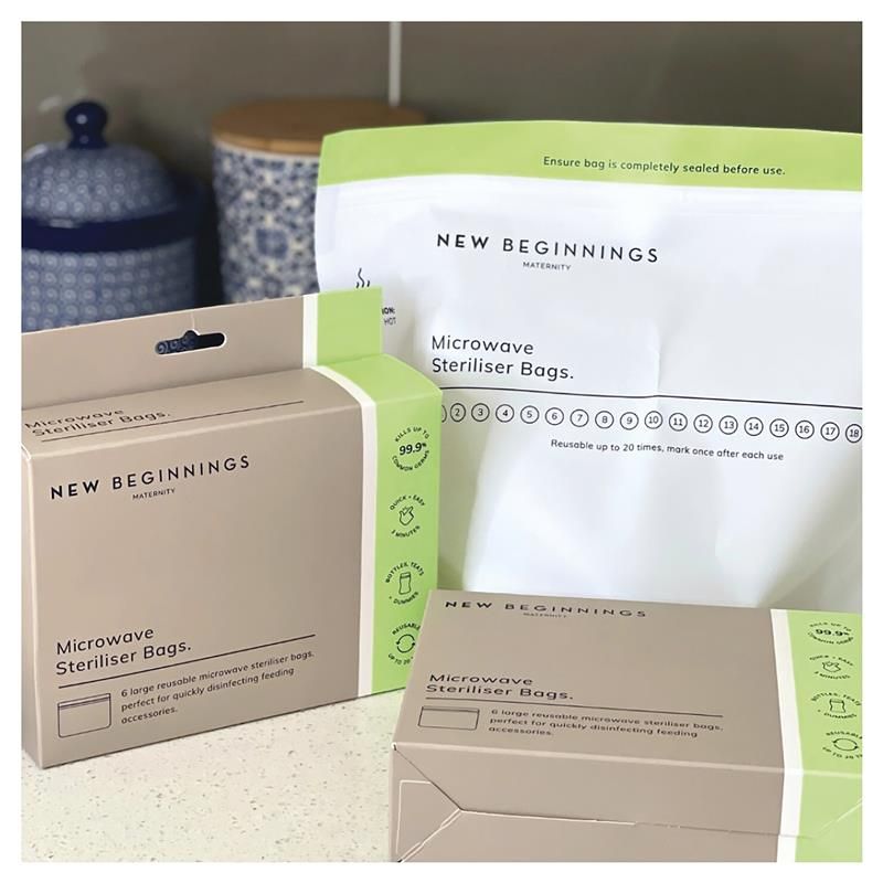 Túi tiệt trùng lò vi sóng New Beginnings chỉ bán trực tuyến