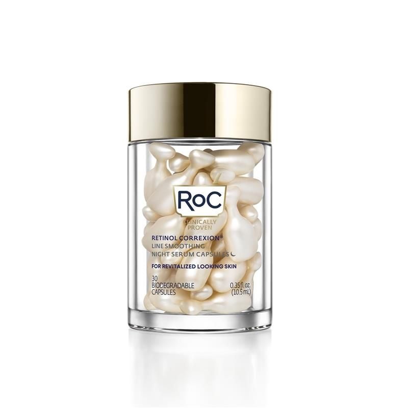 Huyết thanh làm mịn da ban đêm RoC Retinol Correxion Line Smoothing 30 viên nang