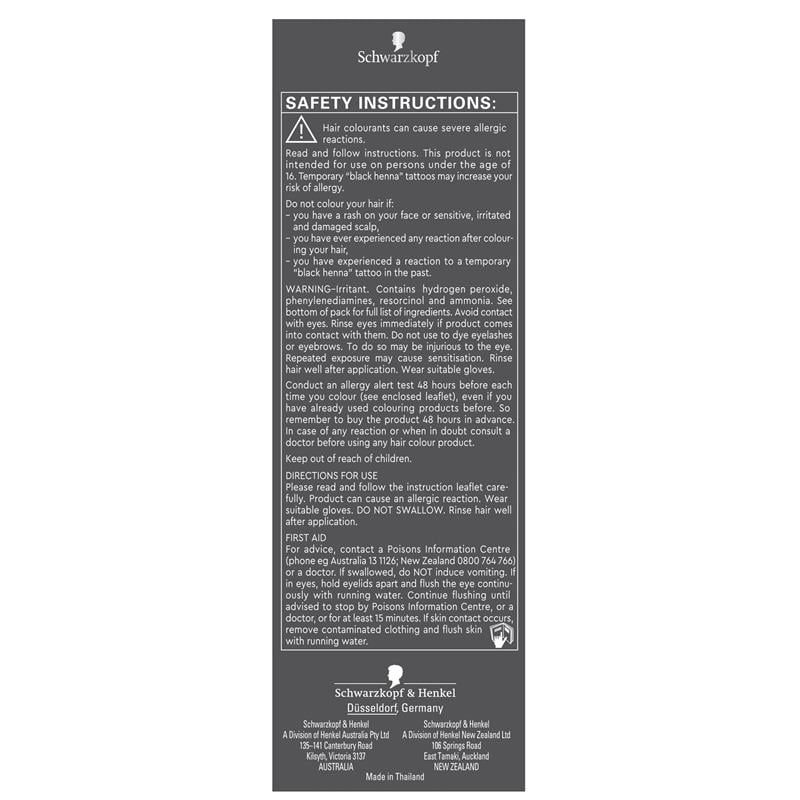 Schwarzkopf Brilliance 88 Nâu Đậm Allure