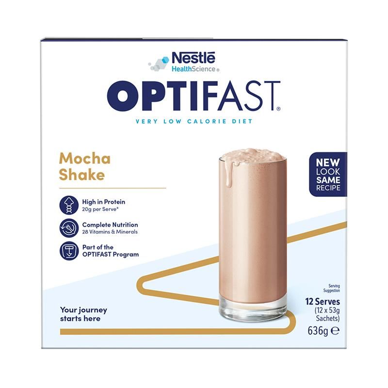 Optifast VLCD Shake Mocha 12 x 53g MỚI