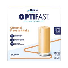 Optifast VLCD Shake Caramel 12 x 53g MỚI
