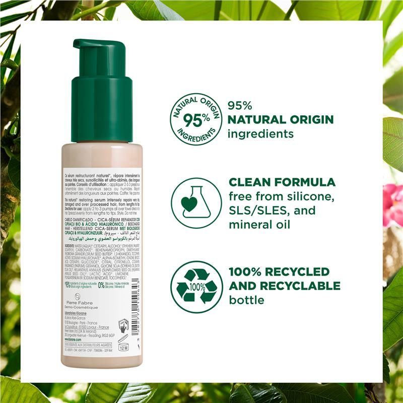Huyết thanh phục hồi Klorane với Cupuacu hữu cơ 100ml