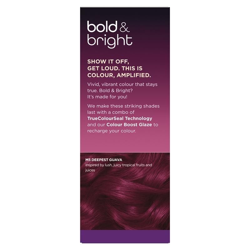 Thuốc nhuộm tóc vĩnh viễn Clairol Bold & Bright M5 Deepest Guava