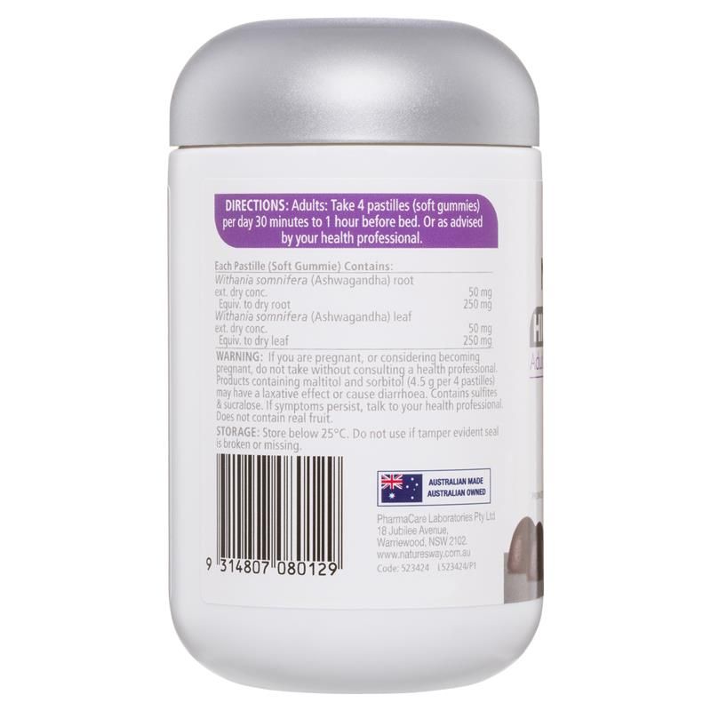 Kẹo dẻo Nature's Way Adult Vita Gummies không đường hỗ trợ giấc ngủ cường độ cao 40 viên