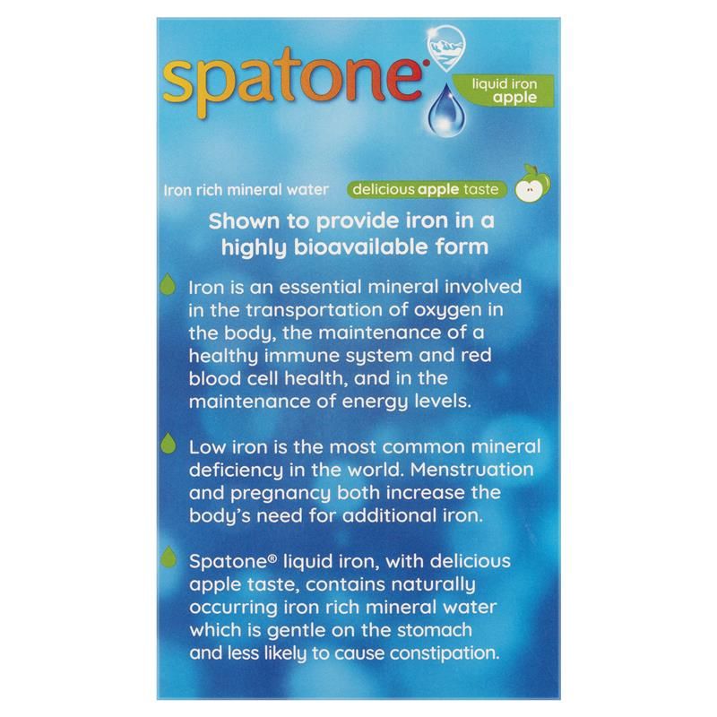 Viên uống bổ sung sắt Spatone Iron Supplement 28 gói hương táo