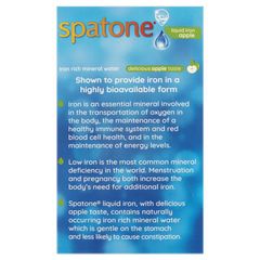 Viên uống bổ sung sắt Spatone Iron Supplement 28 gói hương táo