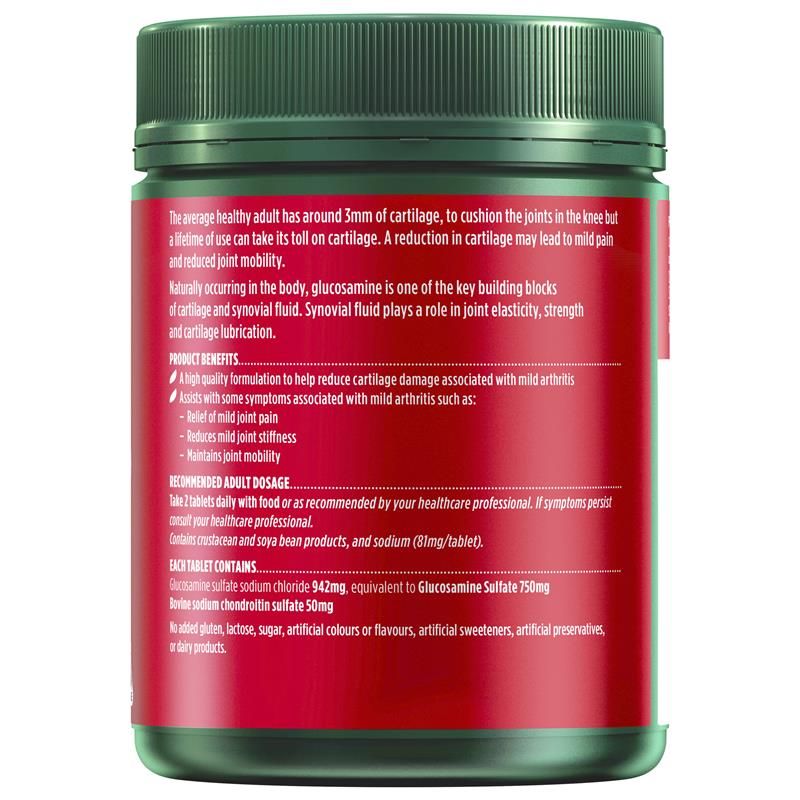 Viên uống bổ sung Glucosamine Sulfate có Chondroitin của Nature's Own 320 viên