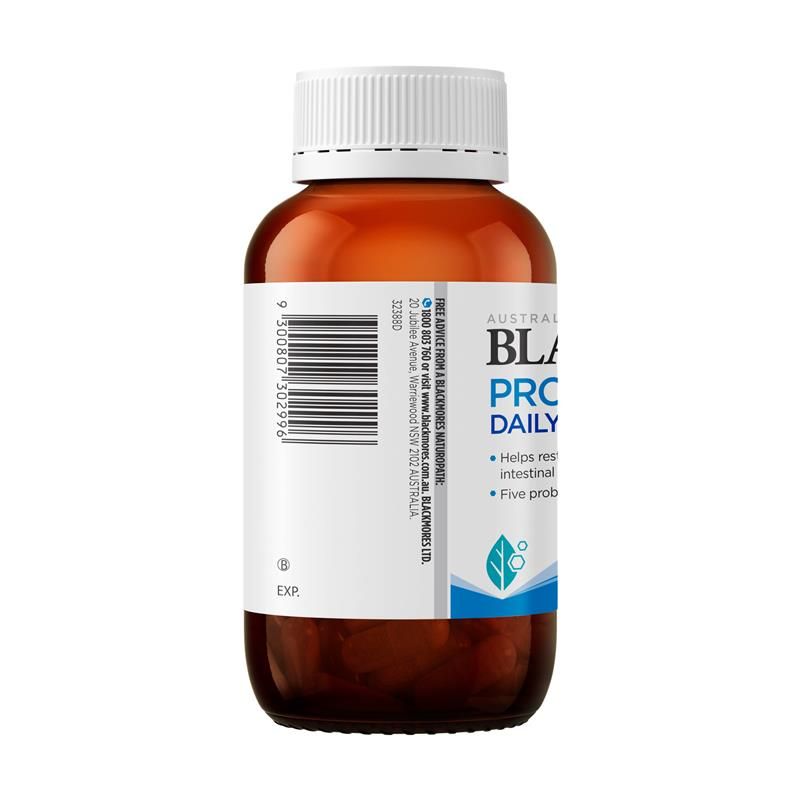 Viên uống bổ sung sức khỏe Blackmores Probiotics+ Daily Health 90 viên